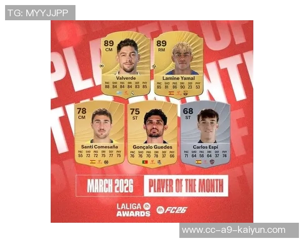 西甲一月最佳球员候选名单揭晓姆巴佩德容瓦尔莱斯争夺荣誉